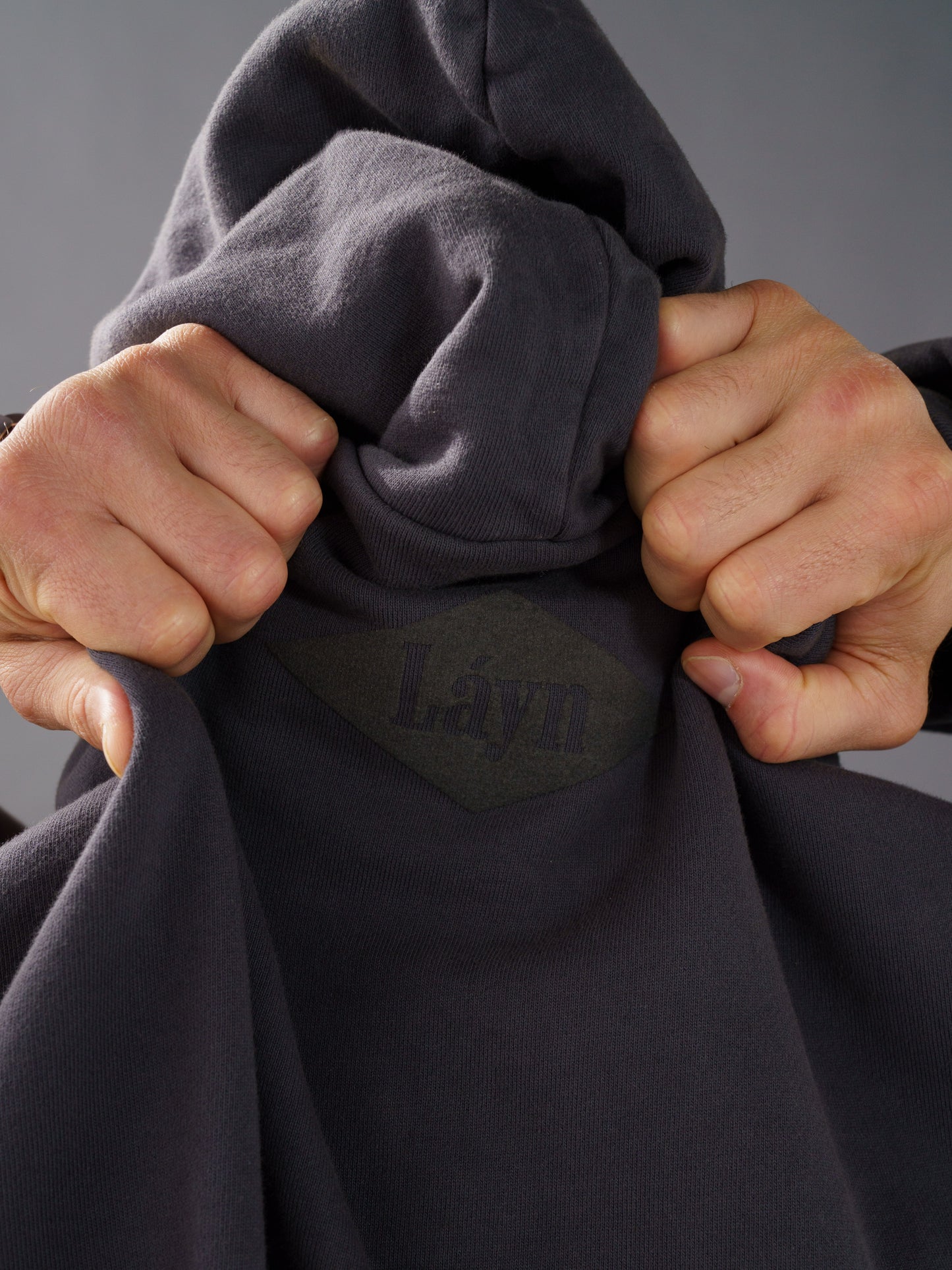 OG Collection: Láyn Mockneck Hoodie (Charcoal)