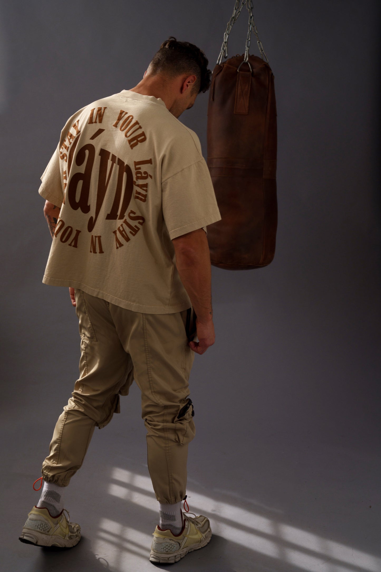 OG Collection: Láyn Mockneck Oversize Tee (Caramel)