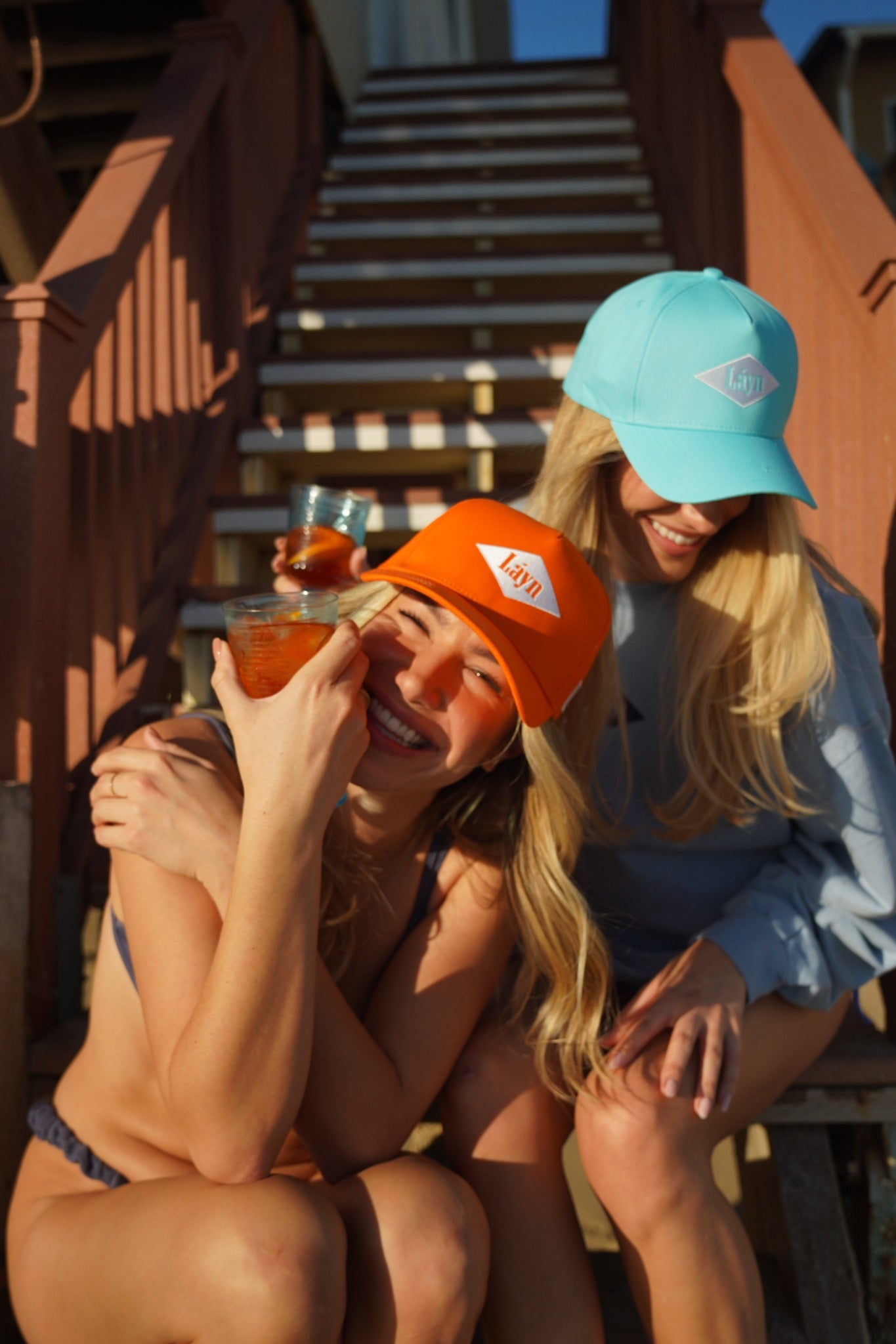 Láyn 'Dolce Vita': Blue Hat