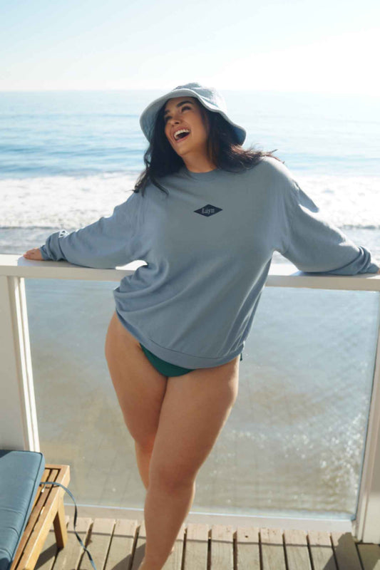 Blue 'Soft Láyn': Crewneck