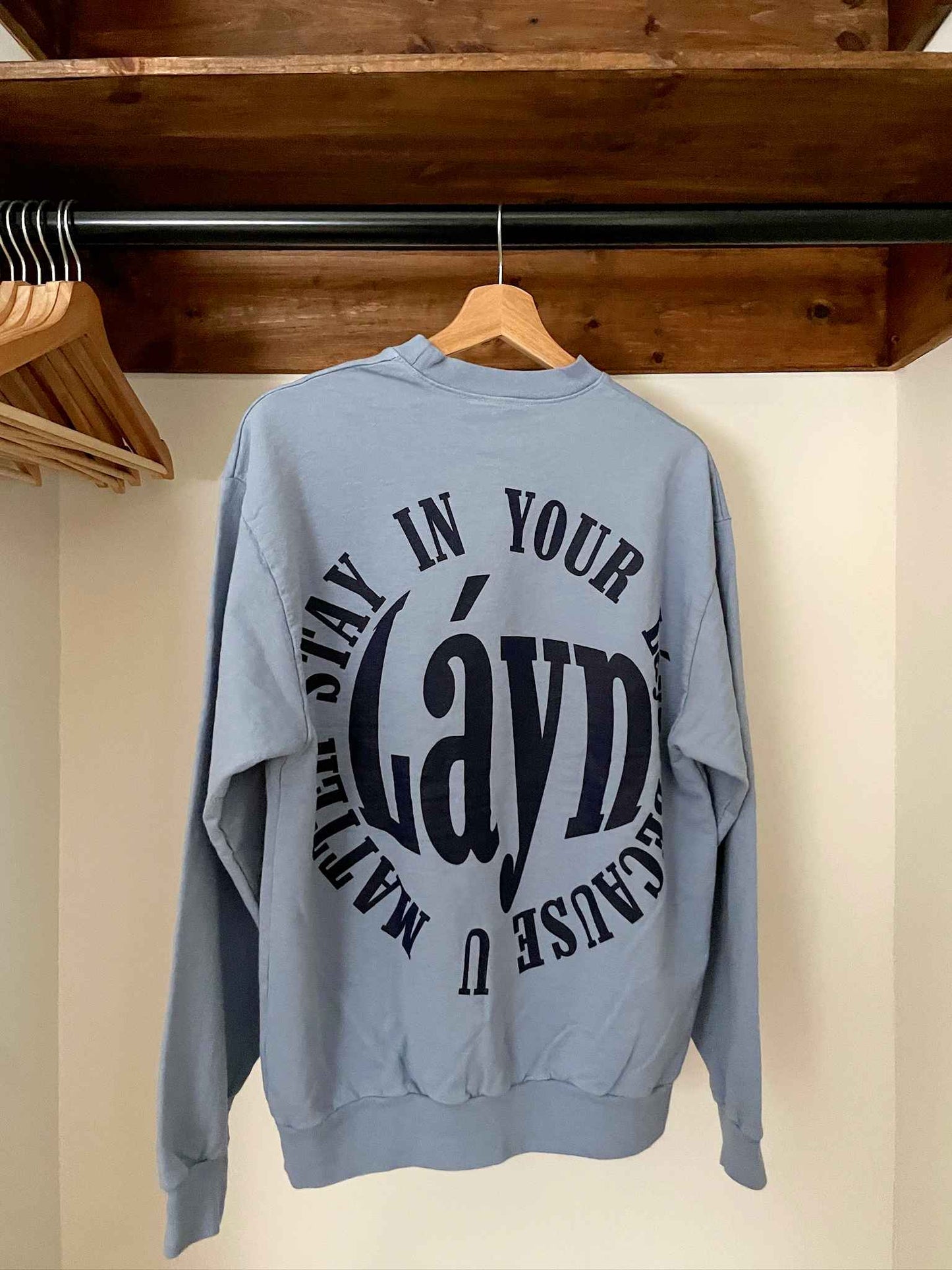 Blue 'Soft Láyn': Crewneck
