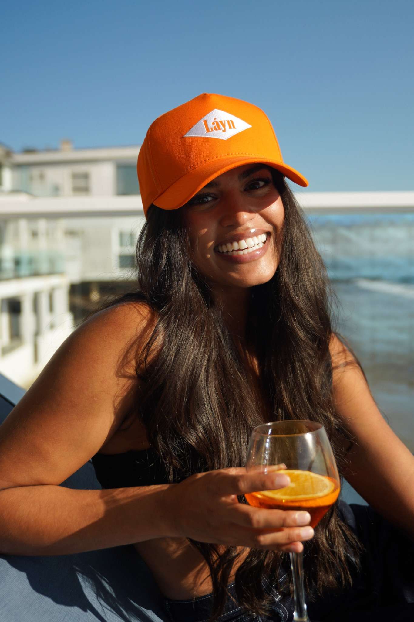 Láyn 'Dolce Vita': Orange Hat